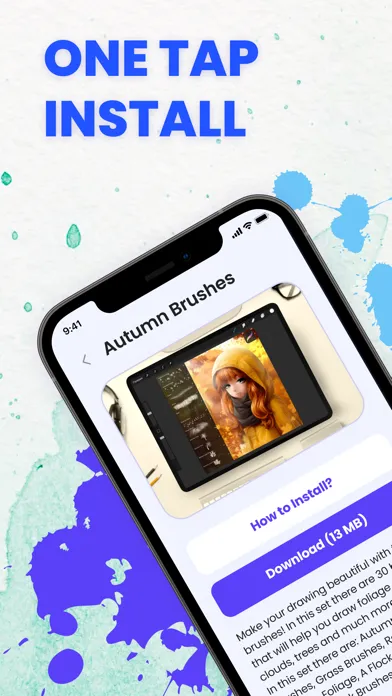 Tangkapan skrin Brushes for Procreate - Pocket