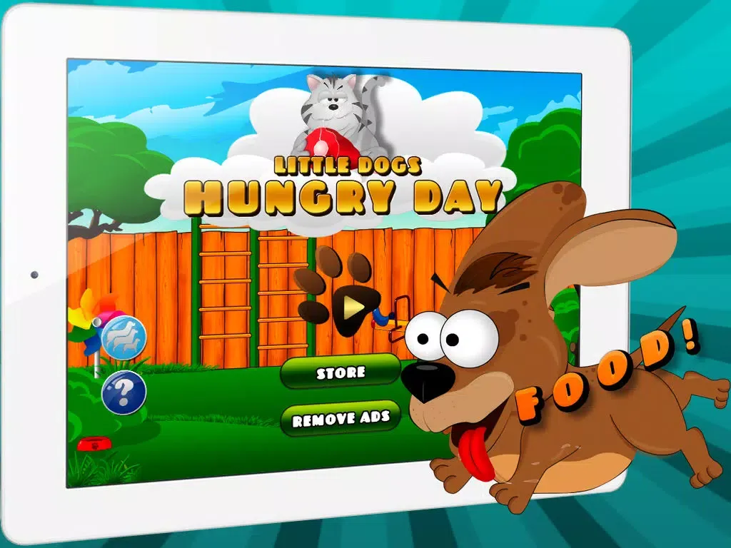 Hungry Day - Little Dogs iPad  سکرین شاٹس