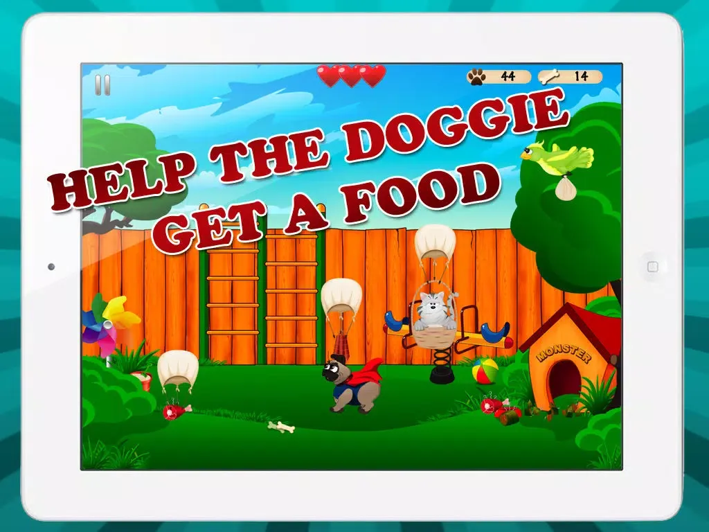 Hungry Day - Little Dogs iPad  سکرین شاٹس