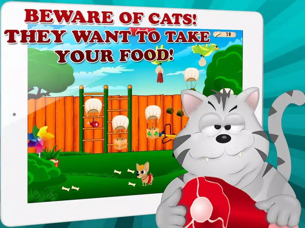 Hungry Day - Little Dogs iPad  سکرین شاٹس