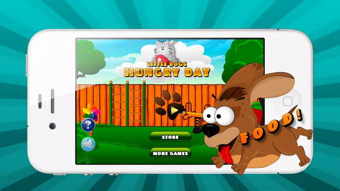 Hungry Day - Little Dogs سکرین شاٹس