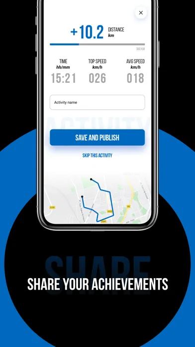 Capturas de tela do PROCURE Ride App