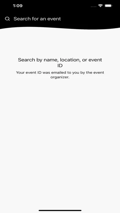 Capturas de tela do PL Event Hub