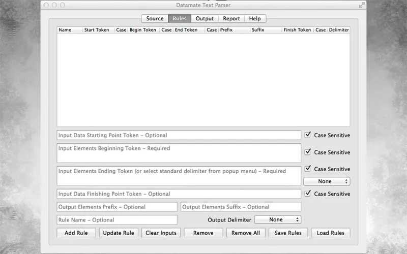 Datamate Text Parser Ekran Görüntüleri