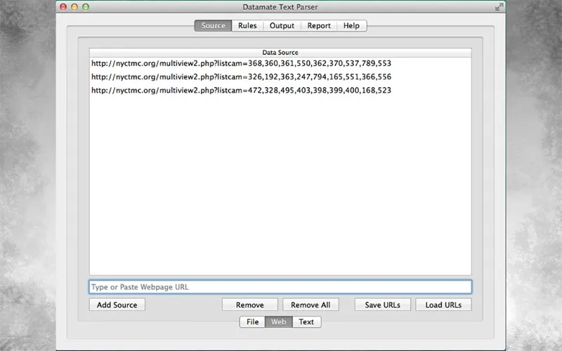 Datamate Text Parser Ekran Görüntüleri