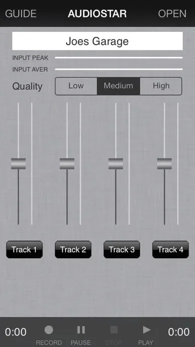 Audiostar Multitrack Mixer Screenshots