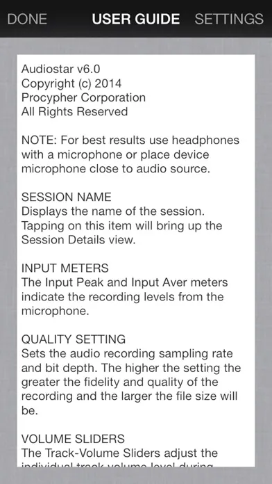 Audiostar Multitrack Mixer Screenshots