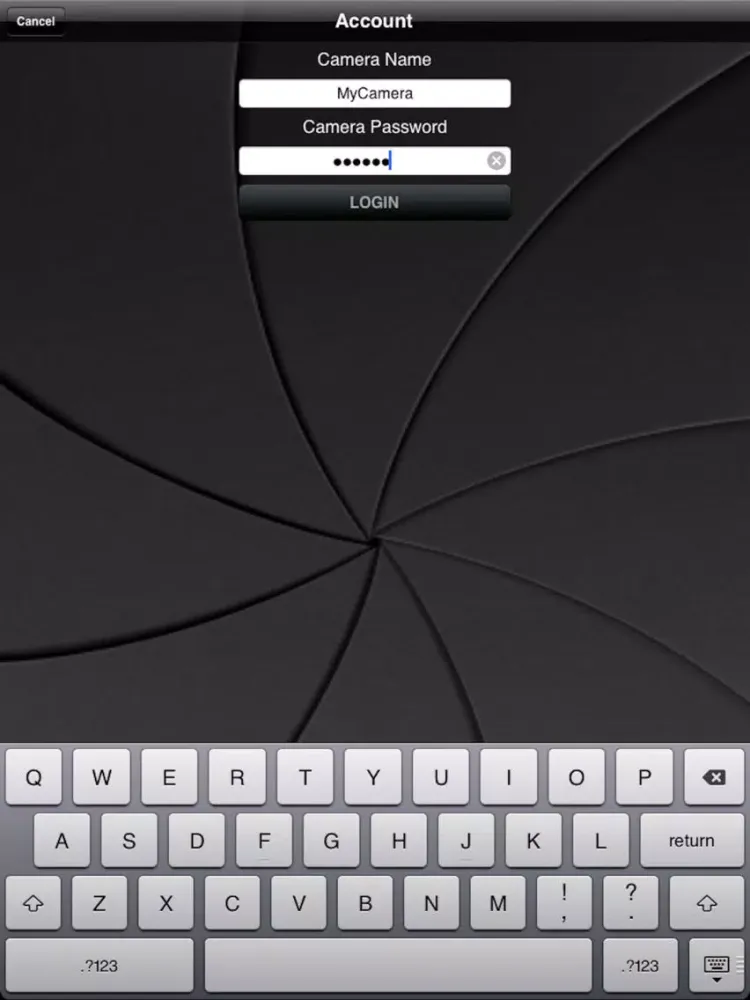 Camster Pro! Instant Network Camera iPad  Screenshots