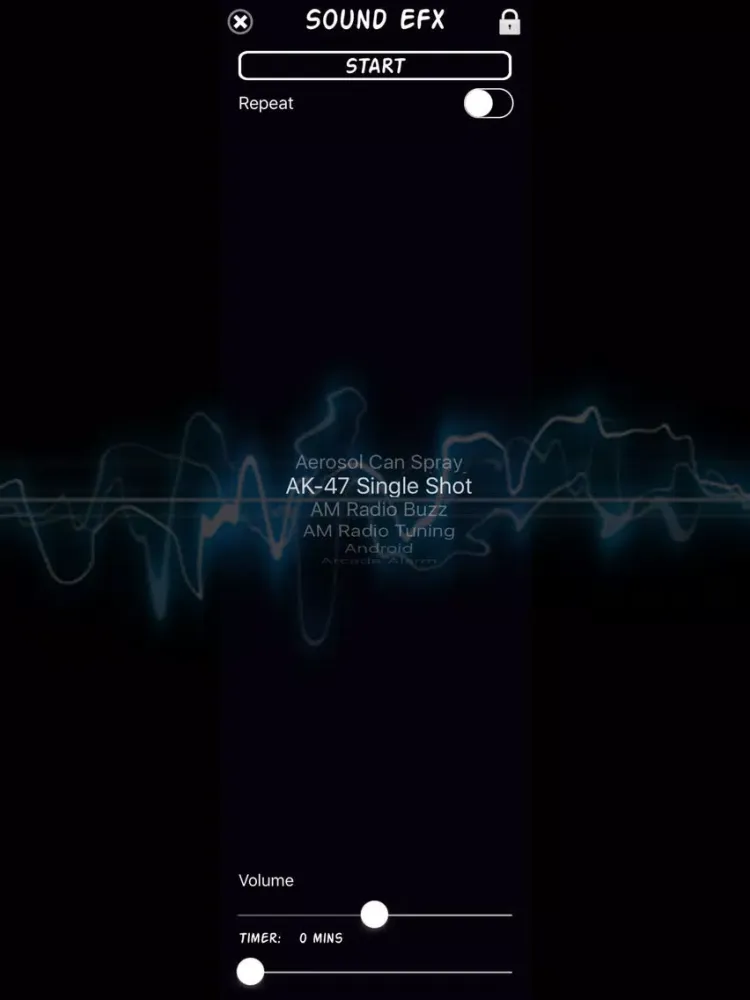 Capturas de pantalla de Sound EFX iPad 