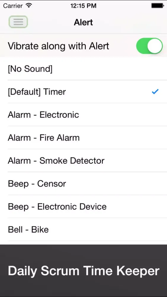 Capturas de pantalla de Daily Scrum Time Keeper (DSTimeK) - helps you stick to your allotted time for speaking