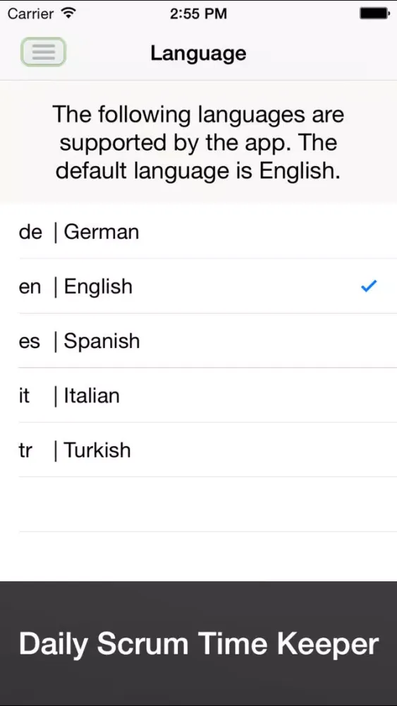 Capturas de pantalla de Daily Scrum Time Keeper (DSTimeK) - helps you stick to your allotted time for speaking