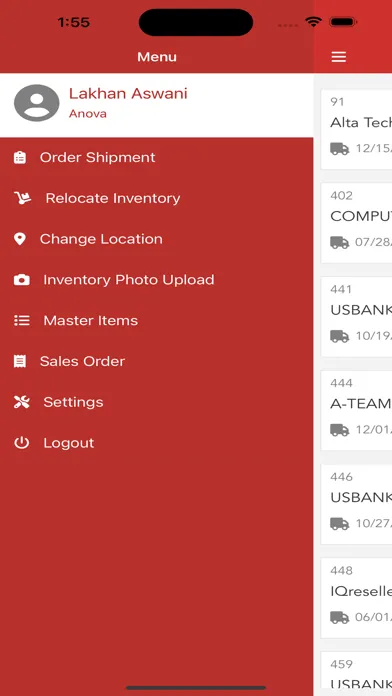Capturas de pantalla de IQ reseller Warehouse II