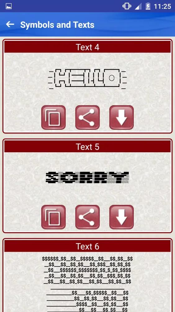 Word Arts & Text Art maker Screenshots