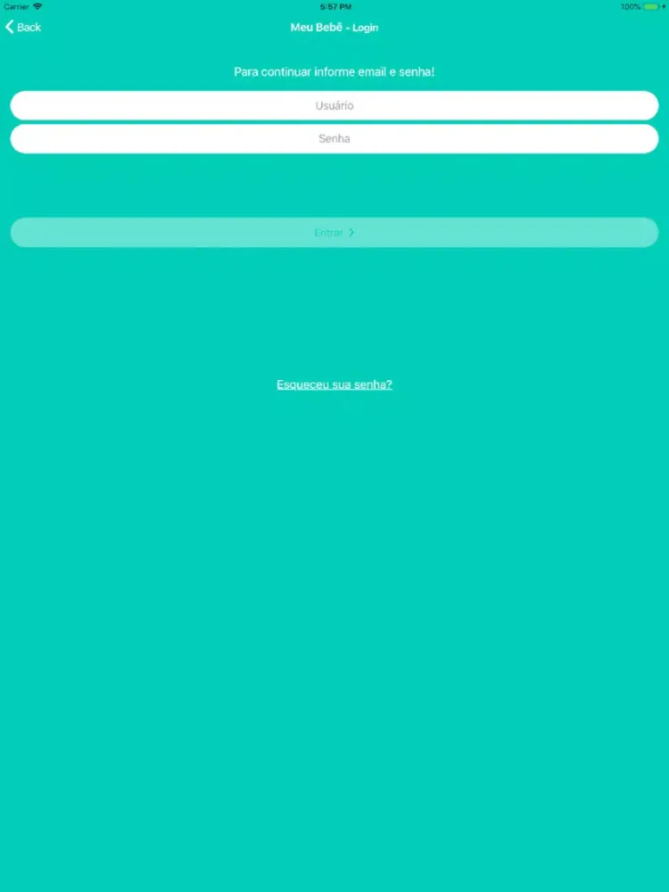 Meu Bebe iPad 应用截图