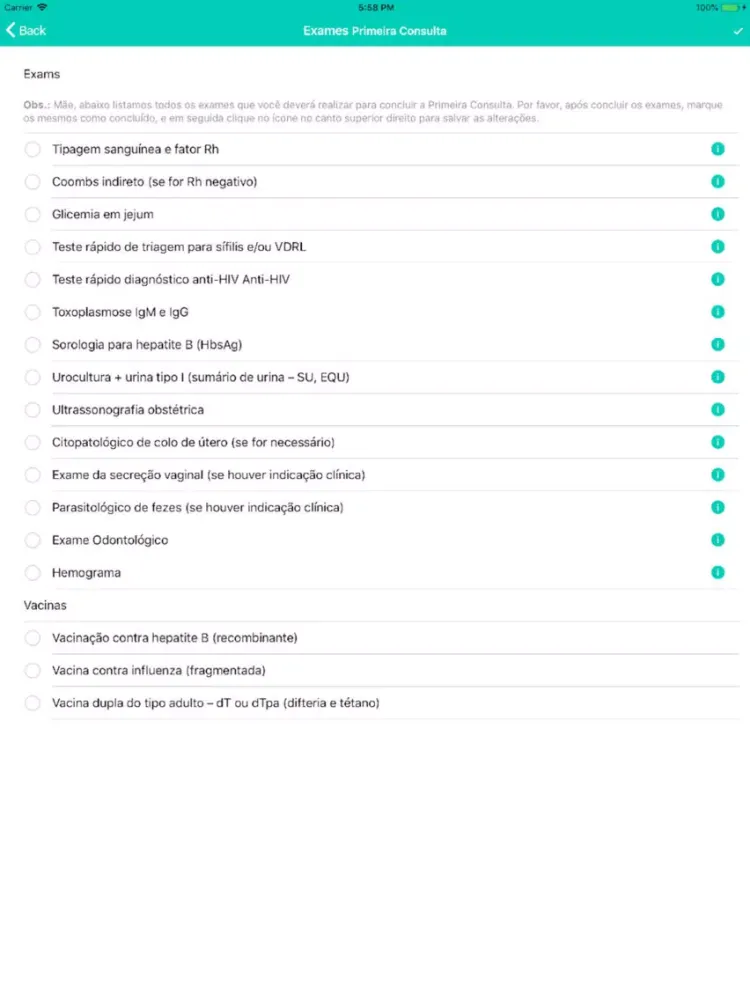 Meu Bebe iPad 应用截图
