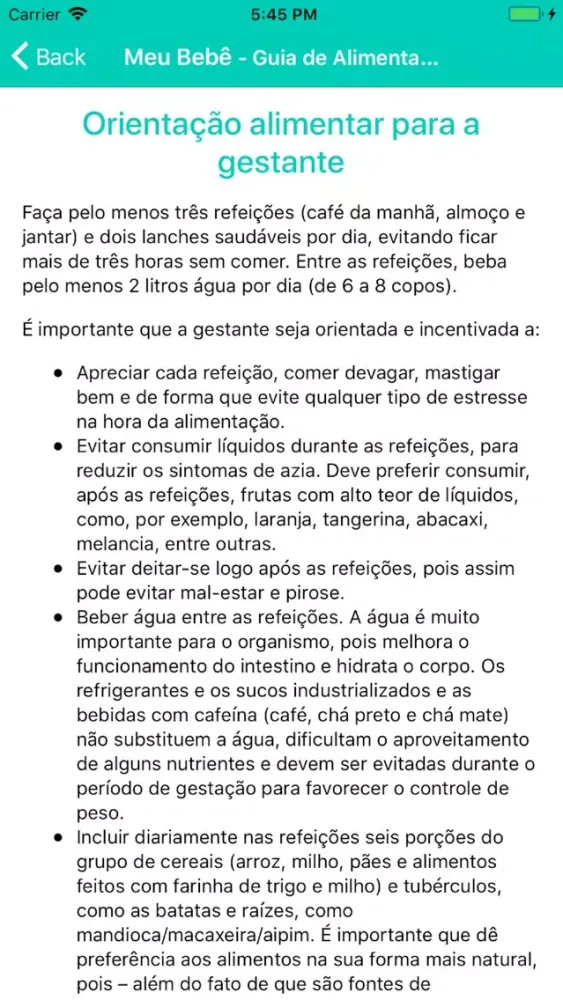 Meu Bebe应用截图