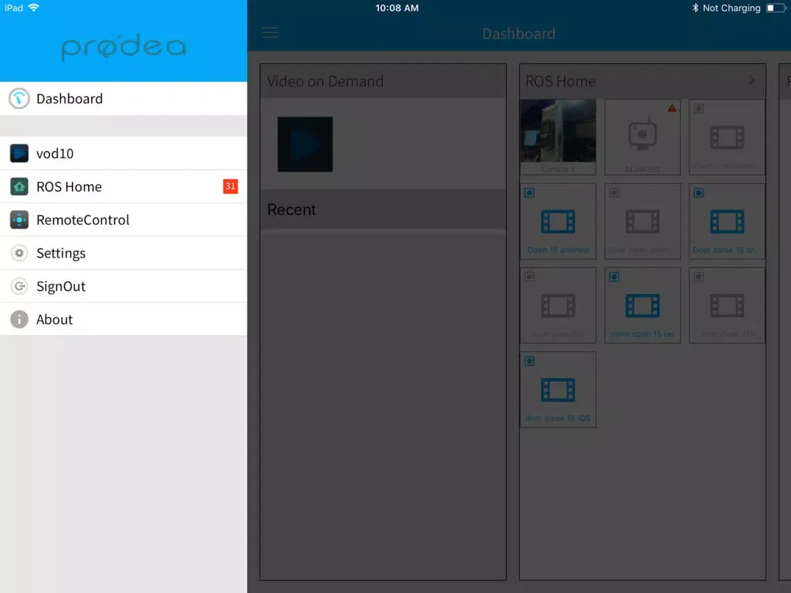 Tangkapan skrin PRD Companion iPad 