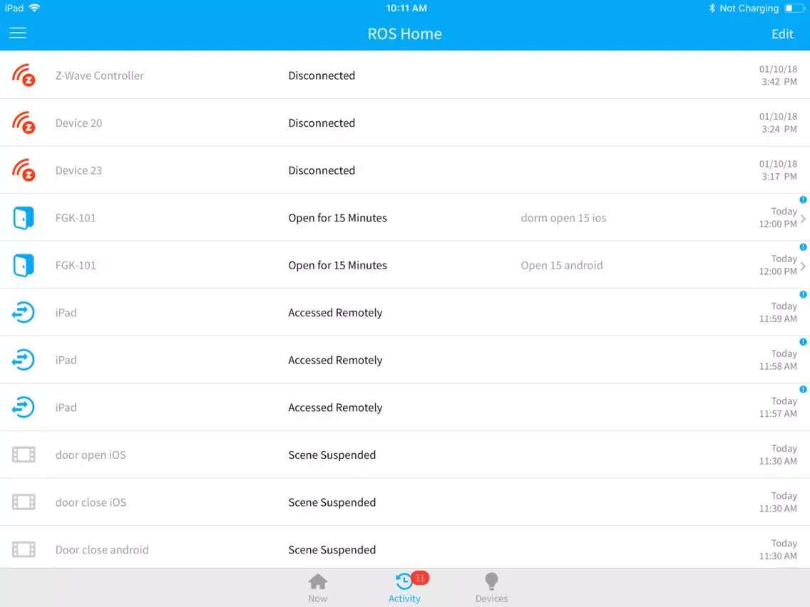 Tangkapan skrin PRD Companion iPad 