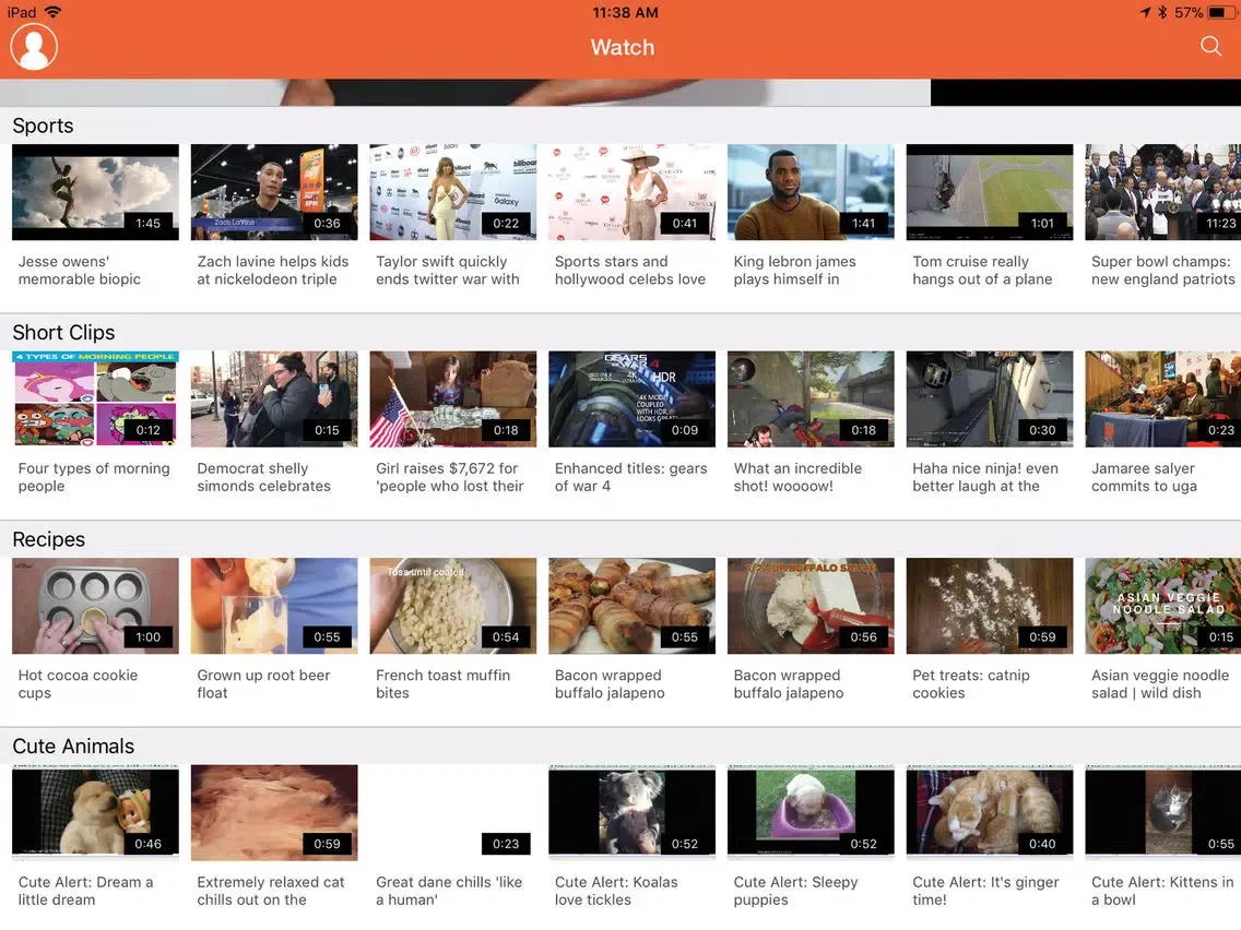 Daily Scoop iPad  スクリーンショット