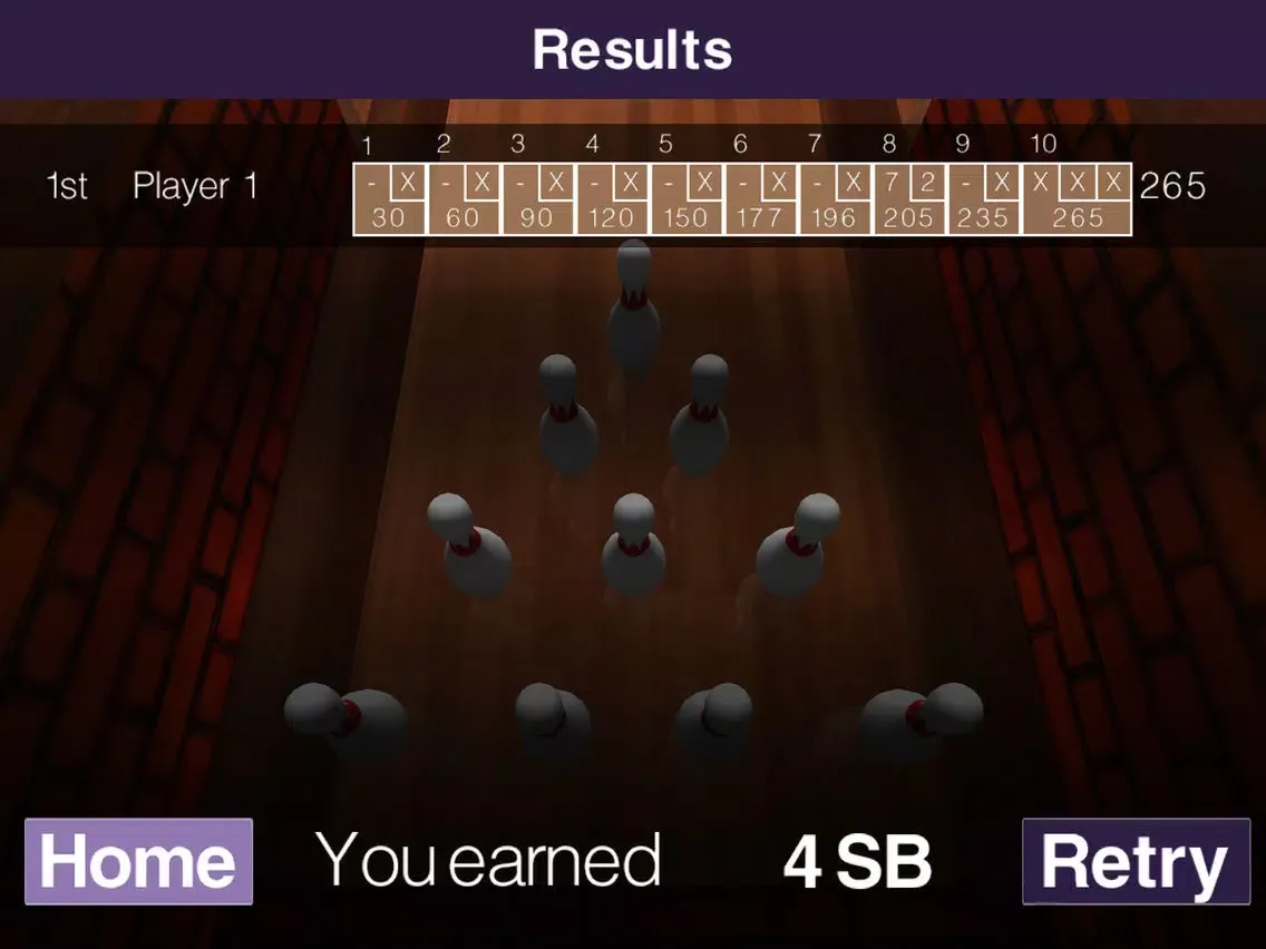 Ảnh chụp màn hình của SB Bowling iPad 