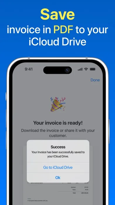 Invoice Generator Сreate Quick स्क्रीनशॉट