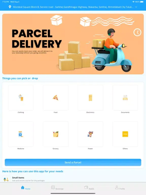 ProDelivery Sender iPad  স্ক্রিনশট