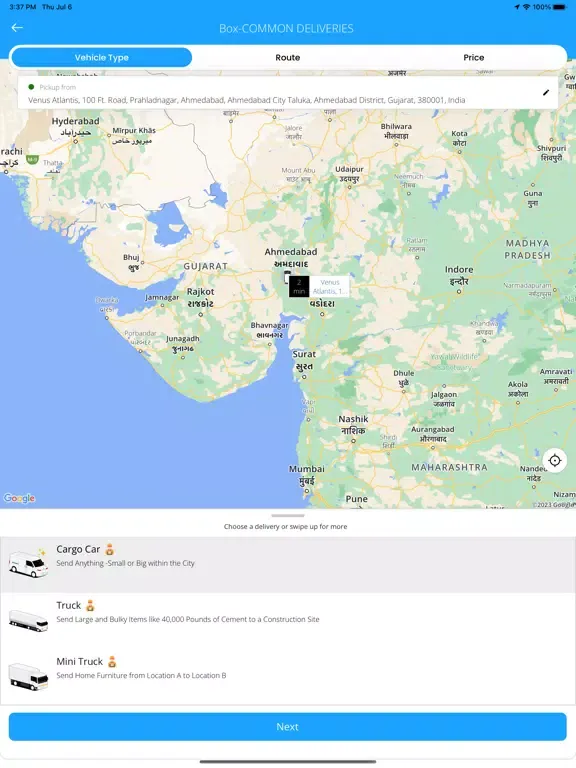 ProDelivery Sender iPad  স্ক্রিনশট