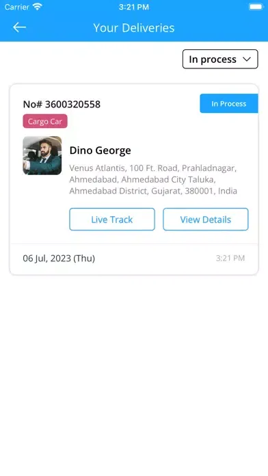 ProDelivery Sender স্ক্রিনশট