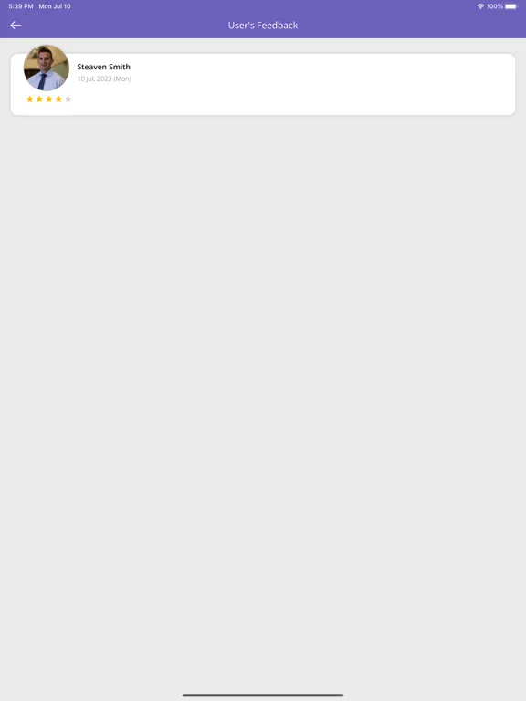 Tangkapan layar ProDeliveryKing Driver iPad 