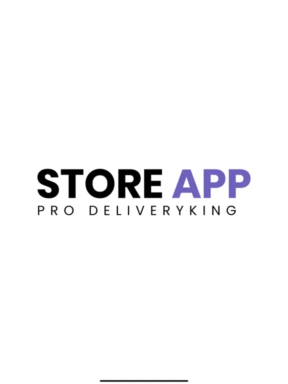 Tangkapan layar ProDeliveryKing Store iPad 