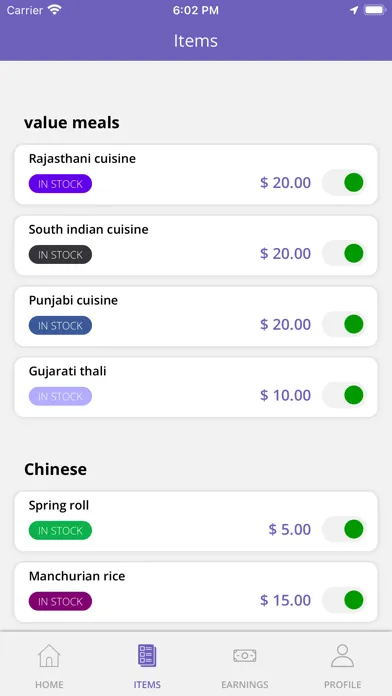 Tangkapan layar ProDeliveryKing Store