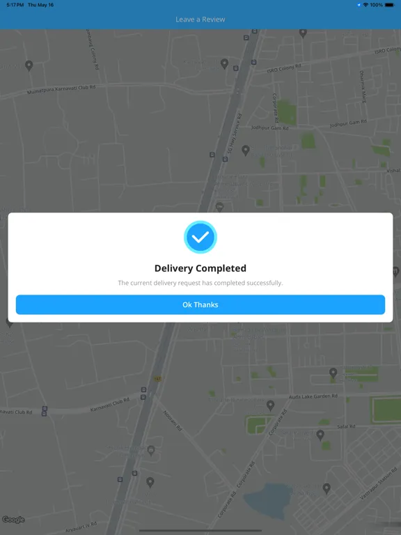 ProDeliveryX Driver iPad  Screenshots