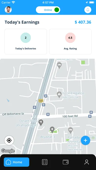 ProDeliveryX Driver Screenshots