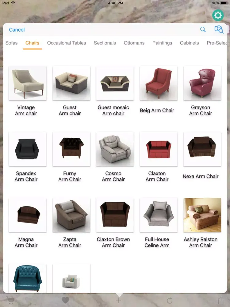 Capturas de pantalla de Space Designer AR iPad 