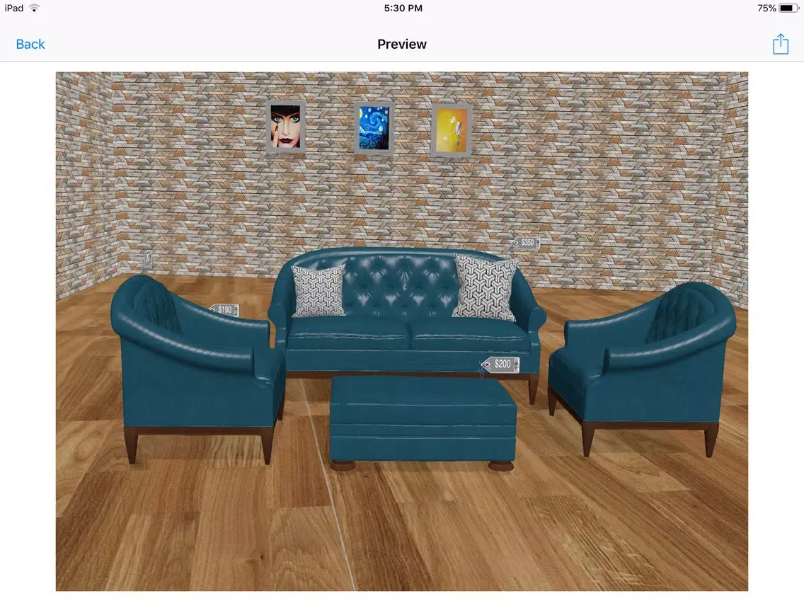 Capturas de pantalla de Space Designer AR iPad 