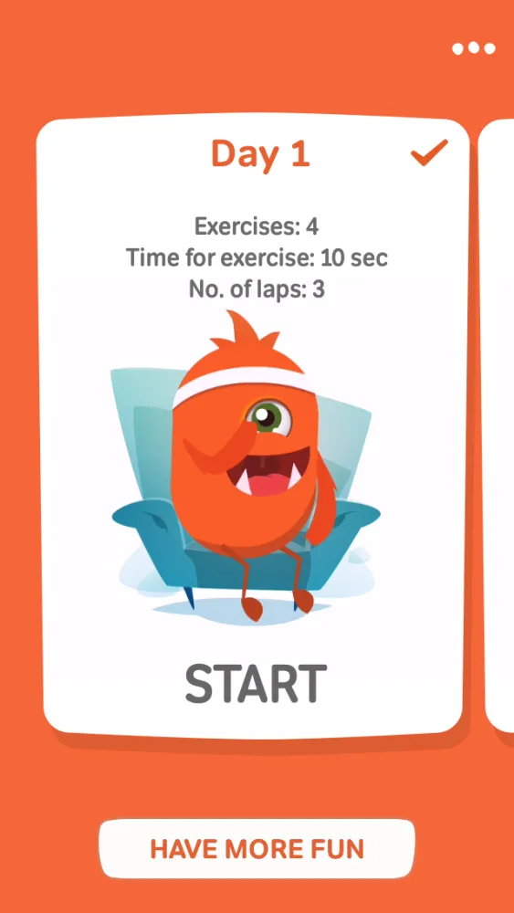 Ảnh chụp màn hình của 30 days Abs Workout Challenge with Lazy Monster