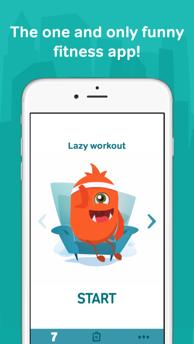 7 minute workouts with lazy monster PRO: daily fitness for kids and women 스크린샷