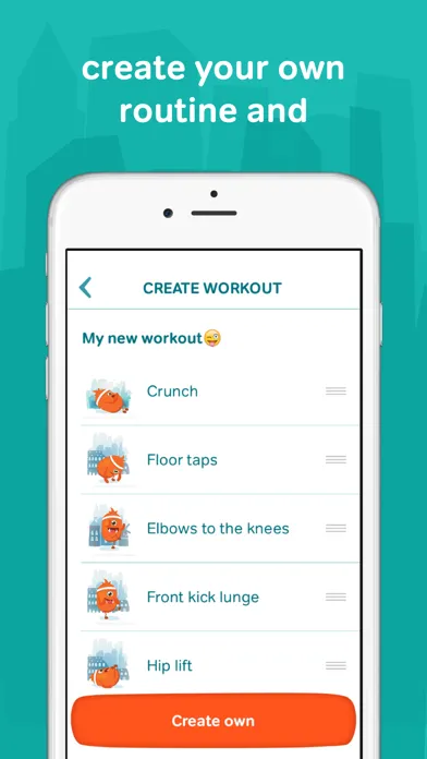 7 minute workouts with lazy monster PRO: daily fitness for kids and women سکرین شاٹس