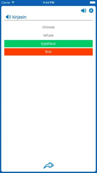 Captures d'écran de Finnish <> English Dictionary + Vocabulary trainer