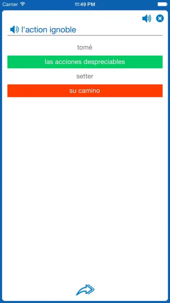 French <> Spanish Dictionary + Vocabulary trainer應用截圖