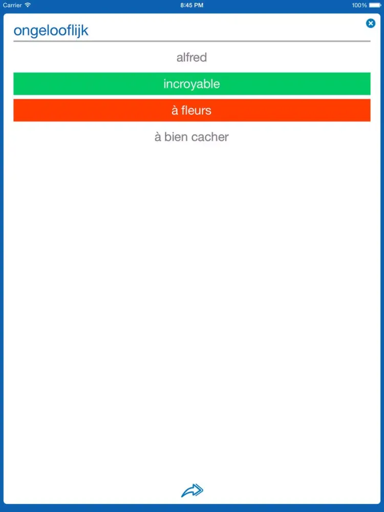 Скриншоты Dutch <> French Dictionary + Vocabulary trainer iPad 