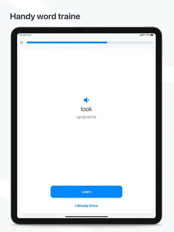 Polish−English dictionary iPad 應用截圖