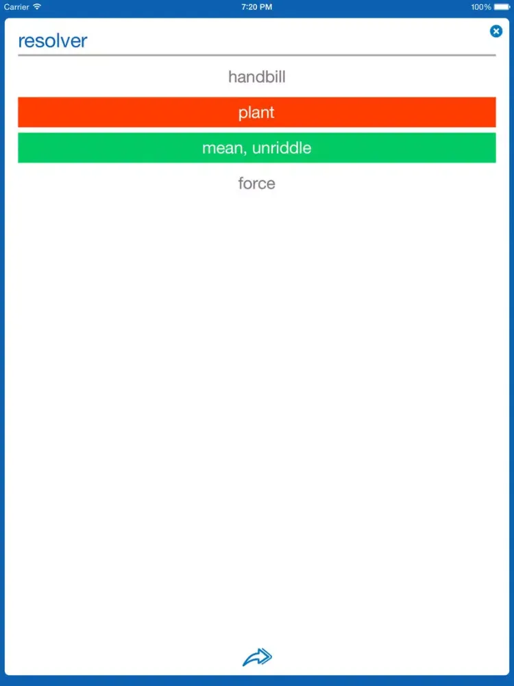 Zrzuty ekranu Portuguese <> English Dictionary + Vocabulary trainer iPad 