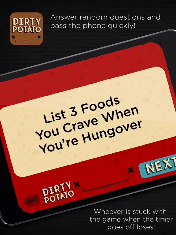 Screenshot di Dirty Potato: Party Game iPad 