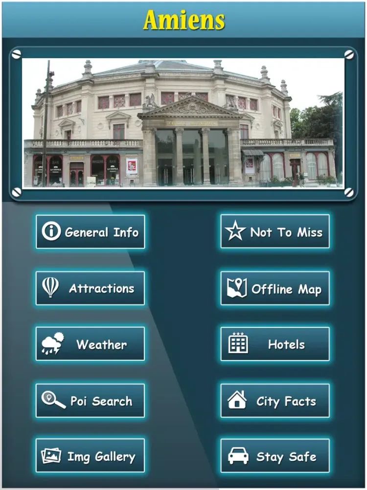 Captures d'écran de Amiens Offline Map City Guide iPad 