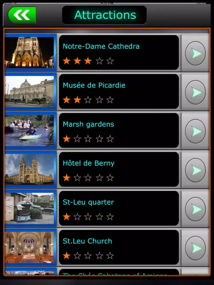 Captures d'écran de Amiens Offline Map City Guide iPad 