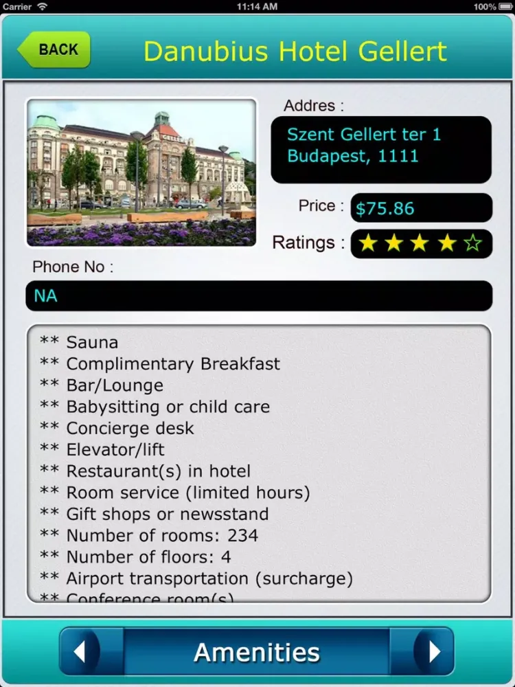 Budapest Offline Map City Guide iPad  Screenshots