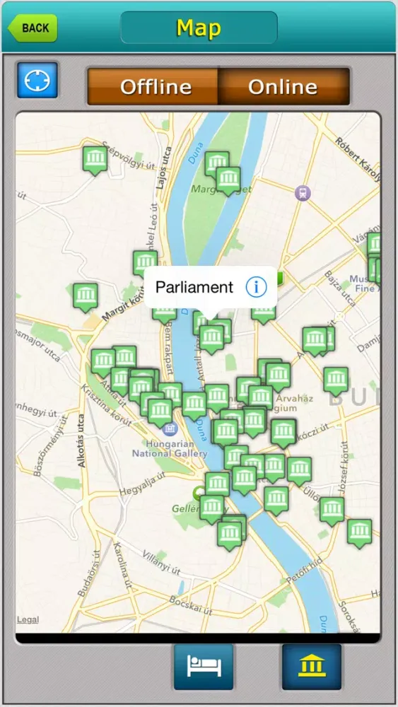 Budapest Offline Map City Guide Screenshots