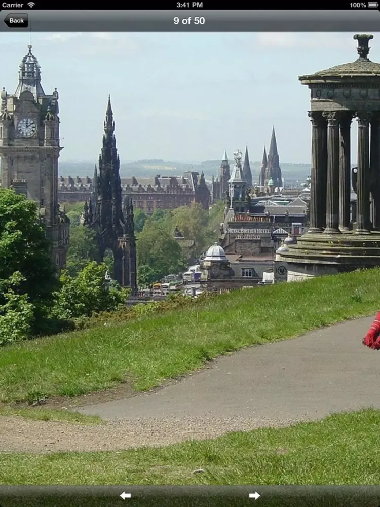 Edinburgh Offline Map Guide iPad  Screenshots