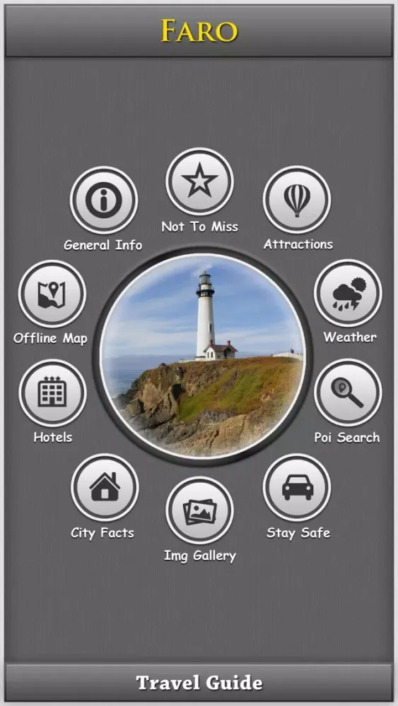 Ảnh chụp màn hình của Faro City Travel Explorer